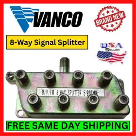 CPZ8 VANCO Signal Splitter Grounding Block Cable Tv