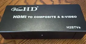 Viewhd H2stvs Hdmi To Composite Rca S-video Converter Ntsc/pal