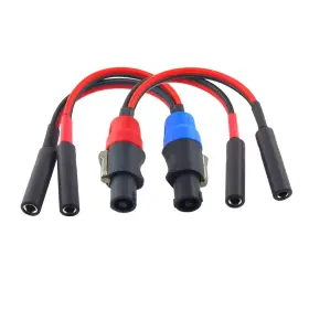 W051 WJSTN Speak Dual Rca Splitter Cable Speakon