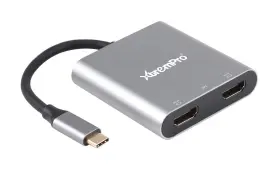 Xtrempro Uc-2hmmst Usb C To Dual Hdmi Adapter 4k 60hz Splitter For Type-c Xtrempro Uc-2hmmst Usb C To Dual Hdmi Adapter 4k 60hz Splitter For Type-c