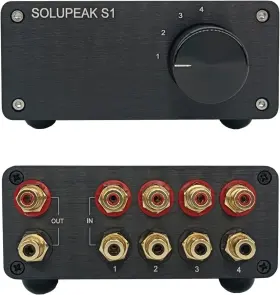 313107547577 ZHUOGANG Rca Switch Stereo Audio Signal Switcher