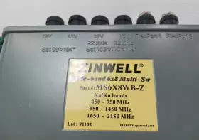 MS6X8WB-Z ZINWELL Wideband Multiswitch Ka Ku Directv #3