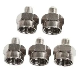 Zyu Zyutz-09 Ezyumm 5-pack Coax Cap Cover - 75 Ohm Terminator For Splitter Amp Coaxial