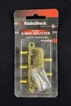 Radioshack 75-0hm 4-way Splitter 15-1235. Fixed Price $8.95.