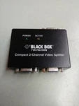 Black Box Ac1056-2, Compact 2-channel Video Splitter 724-746-5500. Fixed Price $18.86.