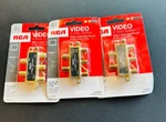 Lots Of 3-rca 4-way Coaxial Splitter Vh49r Rca Upc 079000403371. Fixed Price $17.88.