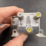 2-way Digital Coax Tv Cable Splitter Flex Mount Bds102vf Extreme Broadband 1ghz. Fixed Price $2.50.
