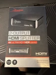 Rocketfish 2-output Hdmi Splitter 4k Ultra Hd And Hdr Compatible. Fixed Price $9.99.