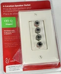 On-q 4 Location Speaker Outlet Legrand 364741-04-v1 Light Almond. Fixed Price $12.99.