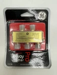 Ge Pro Digital 4 Way Coaxial Splitter Model 37625 2.5 Ghz 5-2500 Mhz, Rg6 Gold. Fixed Price $14.99.