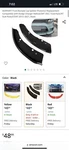 Auxmart Front Bumper Lip Splitter Protector Replacement Dodge Charger Hellcat. Fixed Price $30.00.