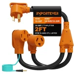 30 Amp Dryer To Ev/rv Splitter Adapter, Nema 10-30p 14-50r/10-30r, 3 Prong.... Fixed Price $58.91.