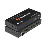 4k 60hz Hdmi Splitter 1x2 1 Input 2 Outputs W/ 1080 Downscaling. Fixed Price $25.99.