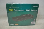 Monoprice Hdx(c)-0301e 3x1 Enhanced Hdmi Switch *new Unused*. Fixed Price $9.49.