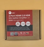 Siig 2-port Hdmi 2.0 Hdr Mini Splitter Amplifier W/ Edid Management Ce-h23k11-s1. Fixed Price $42.99.
