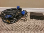 Monoprice 2x4 Vga Matrix Vx-8204f 2 Input 4 Output + 6 Cables. Fixed Price $39.99.