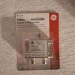 Ge Digital 2-way Splitter 73246 Power Pass All Ports Coaxial F Cable Satellite. Fixed Price $7.50.