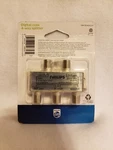 Philips Digital Coax 4-way Splitter, Gray. Fixed Price $9.89.