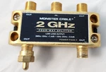 Monster Cable Ultra Video Splitter 2ghz Four-way Tv Devices 4 Way. Fixed Price $9.89.