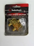 Radioshack 2-way Hybrid Splitter Combiner 75-ohm Gold 15-1234 150-1234. Fixed Price $8.95.