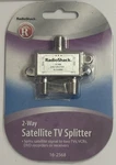 Radioshack 2 Way Satellite Splitter 75-ohm 16-2568 With Dc Pass Thru 40-2150mhz. Fixed Price $7.99.