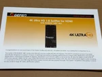 Gefen 1:8 Hdmi 2.0a & Audio Splitter W/ 4k Uhd, Fst 3d - 300 Mhz New. Fixed Price $49.00.