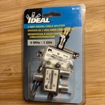 Ideal High Performance Way Digital Cable Splitter 85-132, 5mhz-1ghz Low Insertio. Fixed Price $10.49.