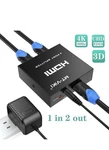 Mt-viki 1 In 2 Out Hdmi Splitter 4k 30hz Powered 1x2 Dual Monitors For Ps4 Hdtv. Fixed Price $15.00.