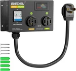 Guetneu Nema 14-50r (4 Prong) Dryer Splitter With Breaker - 240v For Ev. Fixed Price $139.00.