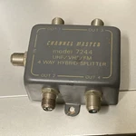 Vintage Channel Master 4way Hybrid Tv Uhf Vhf Radio Fm Splitter 7244. Fixed Price $14.99.