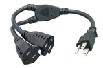 1 In 2 Out Ac Power Cord Splitter - Outlet. Fixed Price $5.75.