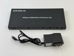 Monoprice Blackbird 4k Hdmi Matrix, 4x2, Hdr, 18g, 60hz, Ycbcr 4:4:4,. Fixed Price $54.99.