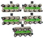 (lot Of 5)- Directv Swm 8 Way Splitter Green 8-way Dtv Swim Msplit8r1-03 Used. Fixed Price $55.00.