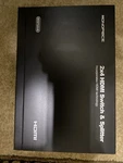 Monoprice 4k Hdmi 2x4 Splitter And Switch - Black 30hz, Hdcp Compliant. Fixed Price $18.00.