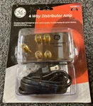 4 Way Distributor Amp Signal Strength Ge Authentic Devices 50-900mhz. Fixed Price $10.00.