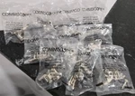 Lot Of 10 Commscope Sv-gb-1g Coaxial Grounding Block Single Port Brass High Freq. Fixed Price $39.97.