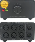 3-way Xlr Stereo Audio Switch Box Balanced Converter Passive Signal. Fixed Price $66.99.