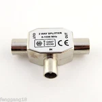 Pal Tv Iec Dvb-t 1m/2f 2 Way Aerial Coaxial Antenna Signal Splitter Indoor Metal. Fixed Price $5.98.