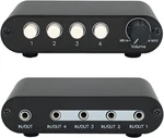 4-way 3.5mm Stereo Audio Switch Input Signal Source Switcher Selector Splitter B. Fixed Price $26.19.