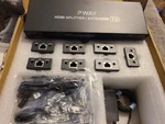 Pway Hts0107 Poc Poe 1x7 Hdmi Splitter Extender Supports 1080 P. Fixed Price $199.99.
