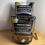 New 2x Monster Cable 2 Ghz Three Way Splitter (1 In 3 Out). Fixed Price $15.11.