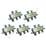 5 Leviton 900 Mhz 4-way Coaxial F-type Connector Video Adapter Splitters 40987-4. Fixed Price $16.14.