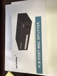Auvipal 4-port (1 Input 4 Output) Bnc Video Splitter Box. Fixed Price $19.99.