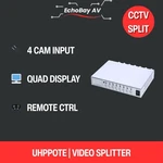 Uhppote Color Quad System Video Splitter Processor W/ 7 Bnc Adapter (ut-xyl-440). Fixed Price $50.00.