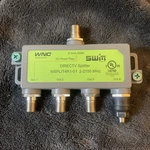 Directv Msplit4r1-01 4-way Wnc Swim Splitter Dtv Direct 4 Way Sws14-r3. Fixed Price $6.49.