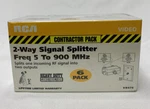 Rca Digital Signal Splitter 2 Way Freq 5 To 900 Mhz Vh47 Contractor Pack- 6 Pack. Fixed Price $13.30.