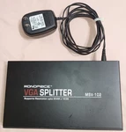 Monoprice Msv-102 Vga Splitter Resolution 2048x1536 - Includes Power Adapter. Fixed Price $10.00.