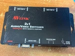 2-way Avlink Switch Switcher 2 In 1 Out Composite Video Selector Msv21a- *no Rc*. Fixed Price $14.49.
