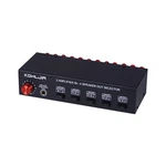 Amp Speaker Splitter Stereo Audio Switcher Box Selector 2-in-4-out Passive. Fixed Price $81.69.
