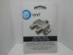 New Onn 2 Way Splitter Use W Tv/satellite/cable/dvr/dvd 5-2500 Mhz. Fixed Price $7.00.